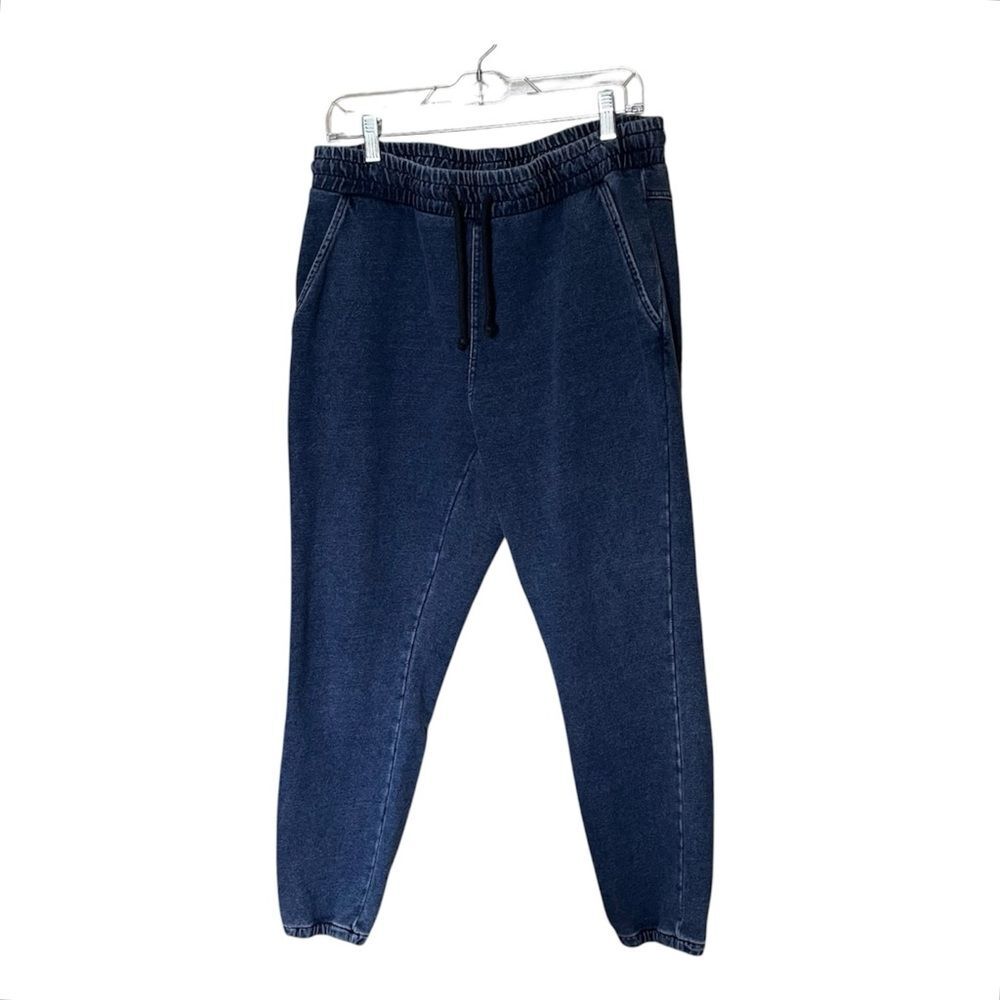 BB Dakota Steve Madden Denim Pull-On Jogger Jeans with Elastic Cuffs Size Large